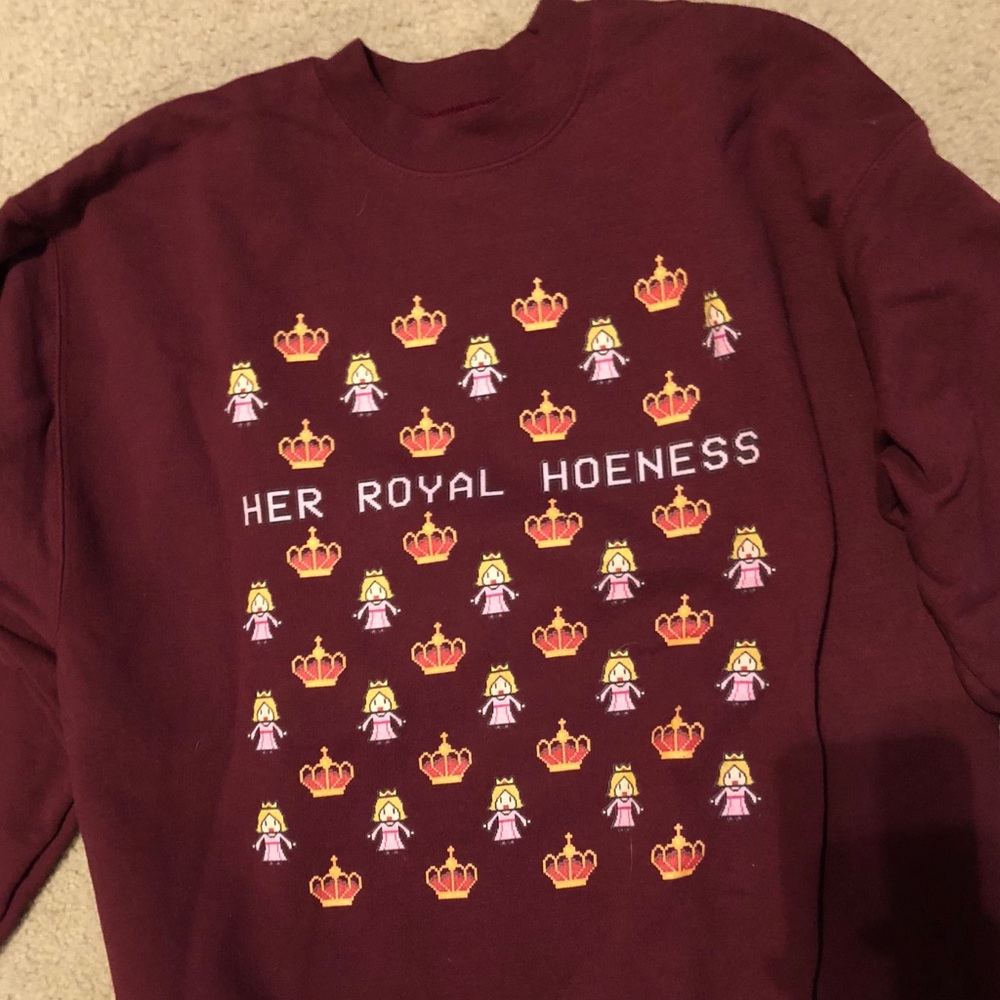 Funny emoji sweatshirt 👑 👸🏽
